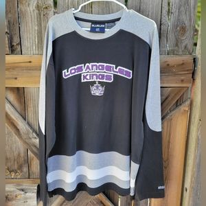 NHL HOCKEY LOS ANGELES KINGS sweater , Blueline branded size Large.